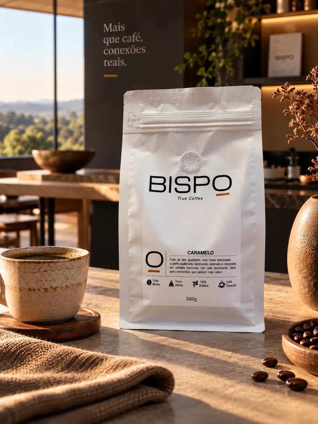 Embalagem Bispo Caramelo